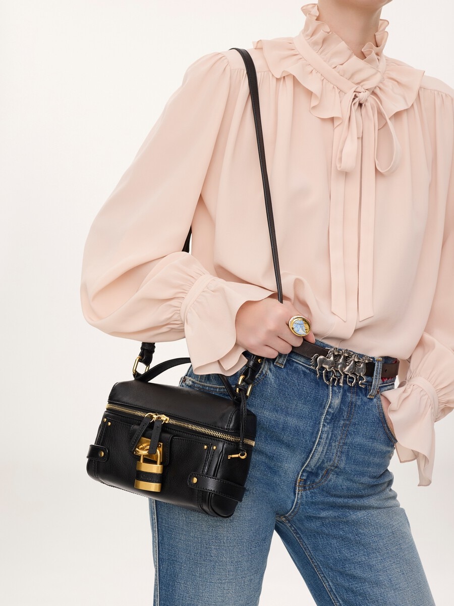 Paddington vanity bag in grained leather - 2