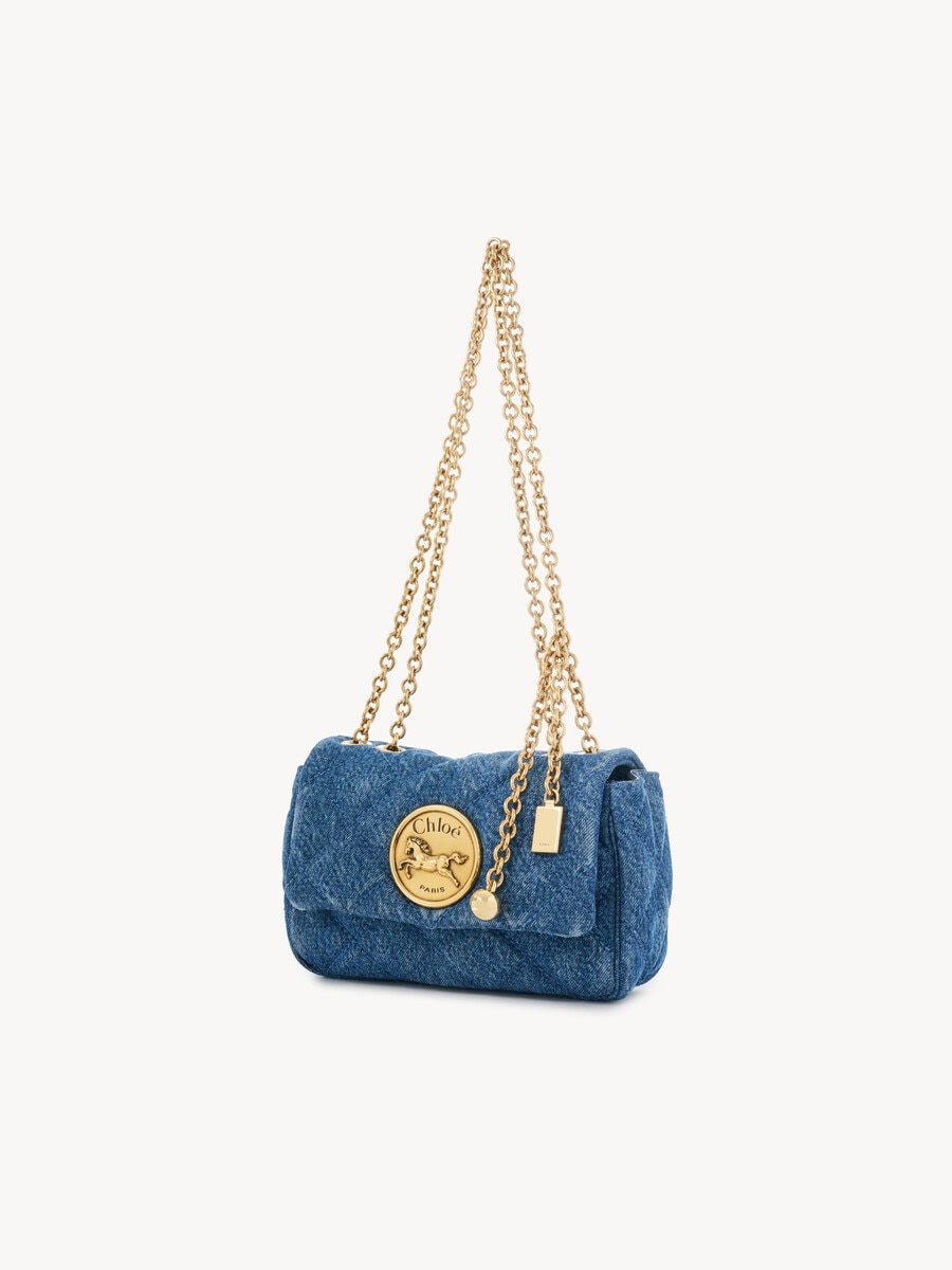 Small Chlo&eacute; Heritage shoulder bag in denim - 4