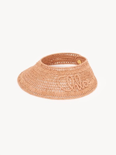 The Chlo&eacute; Raffia visor - 2