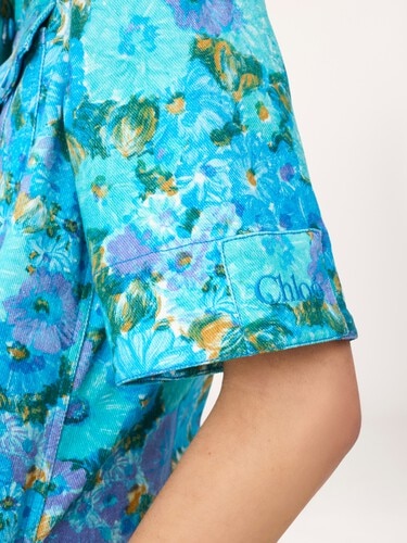 Mini polo dress in cotton drill - 7