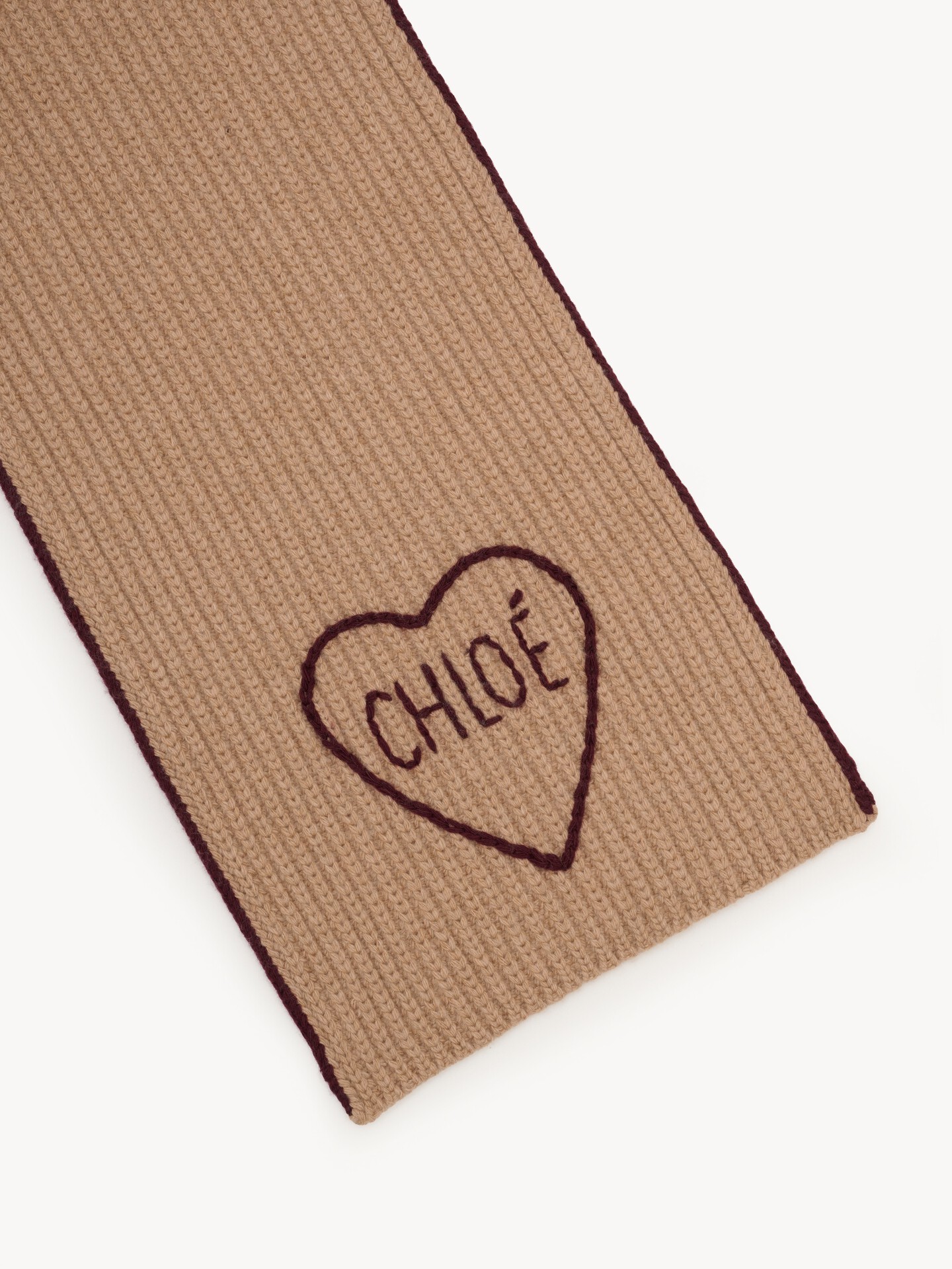 The Chlo&eacute; Encoeur scarf in wool & cashmere - 2.0
