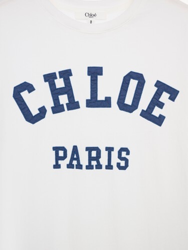 Kids' short-sleeve logo dress - 4