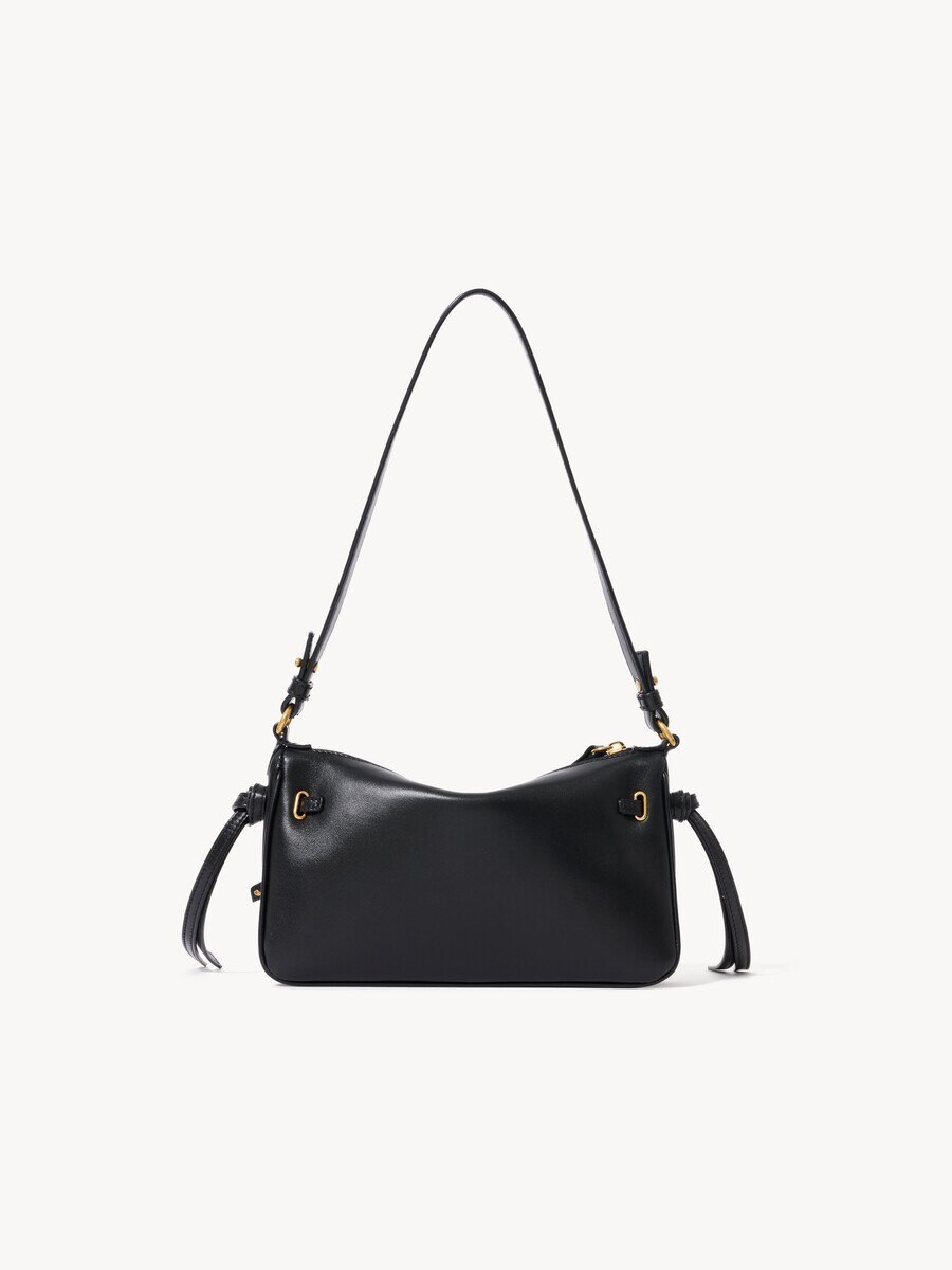 Mini Paddington Sling pouch with strap in soft leather - 4