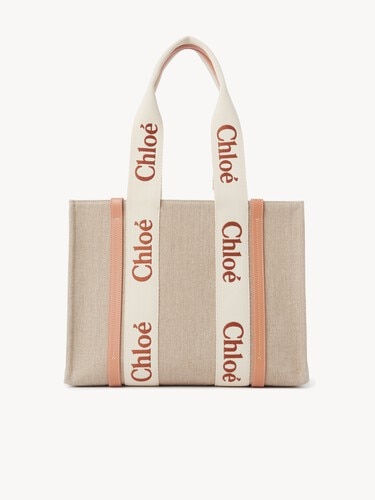 Bolso tote Woody de lino - 2