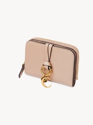 Alphabet bi-fold wallet in shiny leather - 3