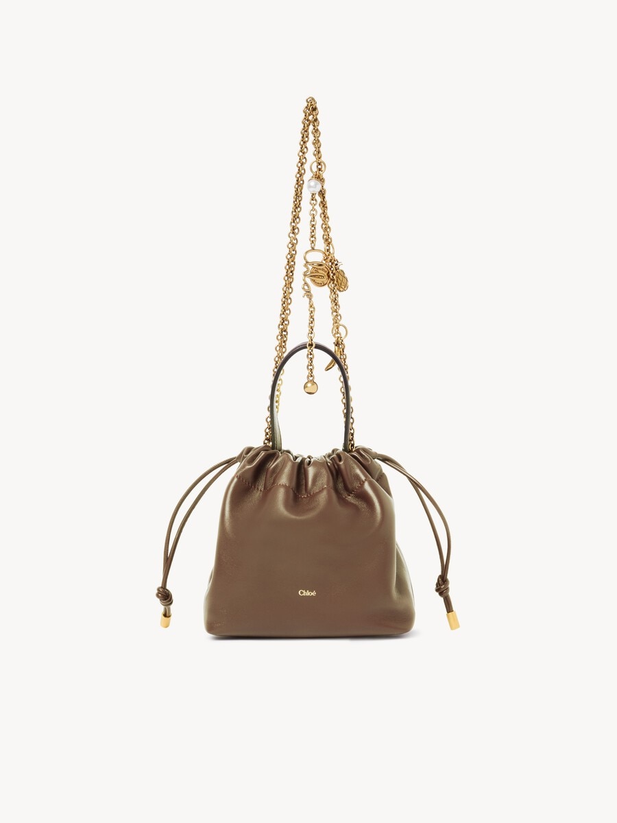 Minibolso de hombro Chlo&eacute; Icons con cadena de cuero suave - 1