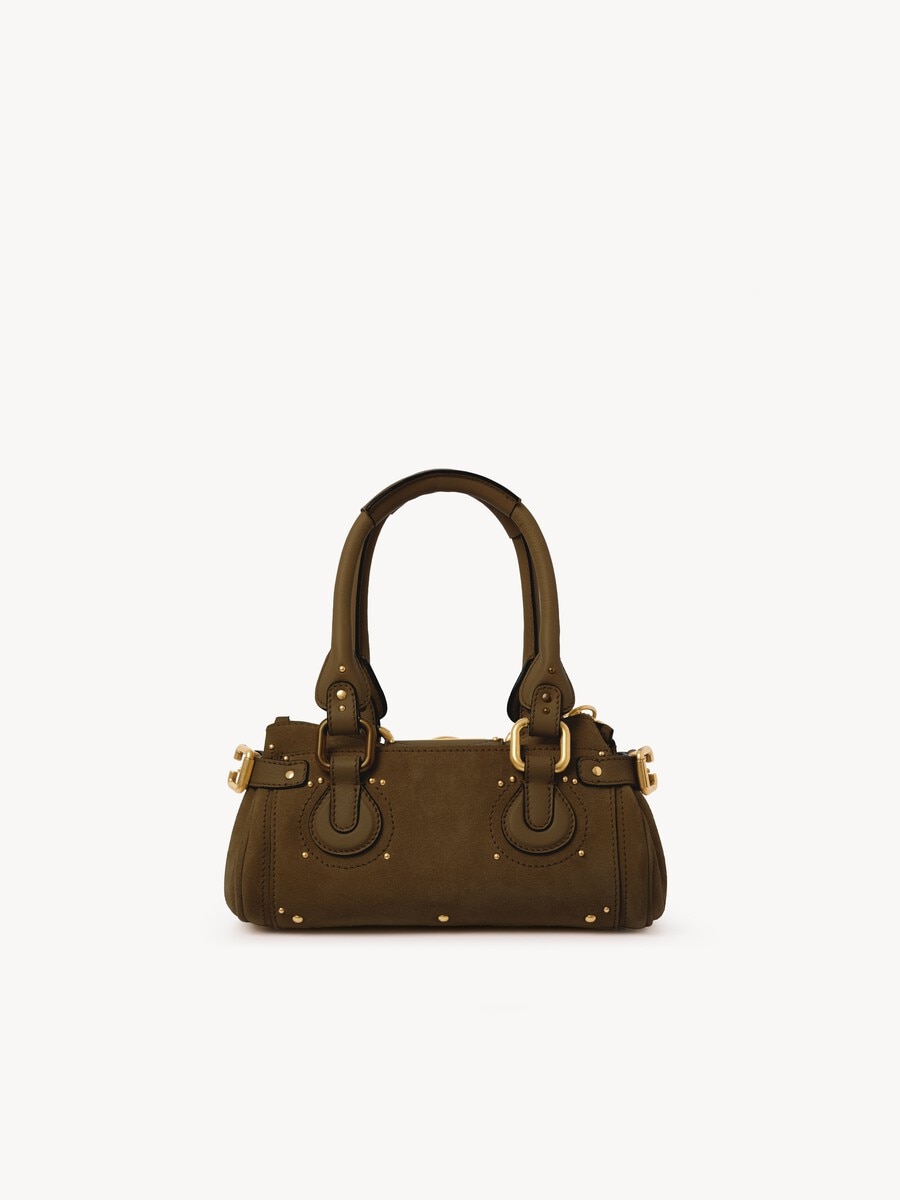 Small Paddington bag in suede leather - 4
