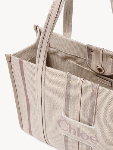 Woody Loop tote bag in canvas - 6