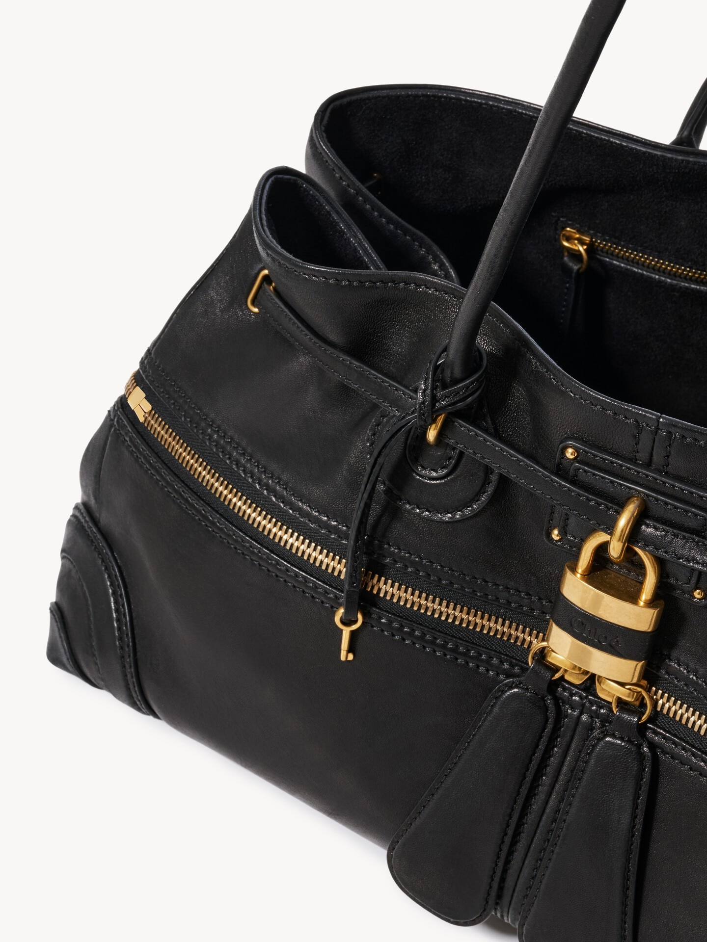 Large Paddington Sling east-west bag in soft leather - 6.0