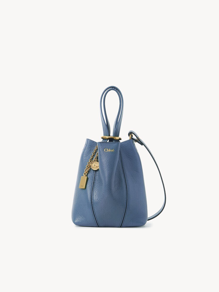 Bolso tote peque&ntilde;o Chlo&eacute; Spin de cuero granulado - 3