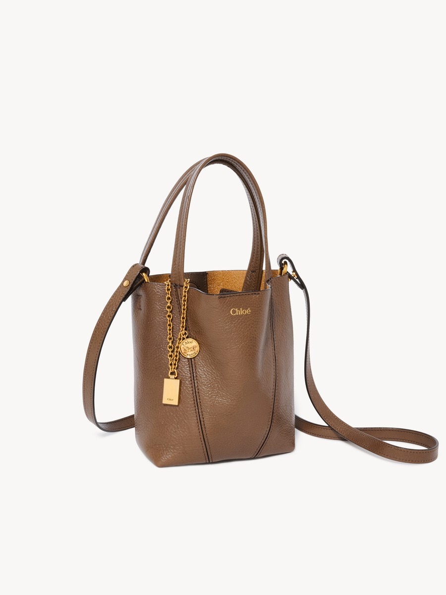 Bolso tote Chlo&eacute; Spin peque&ntilde;o de cuero granulado - 6