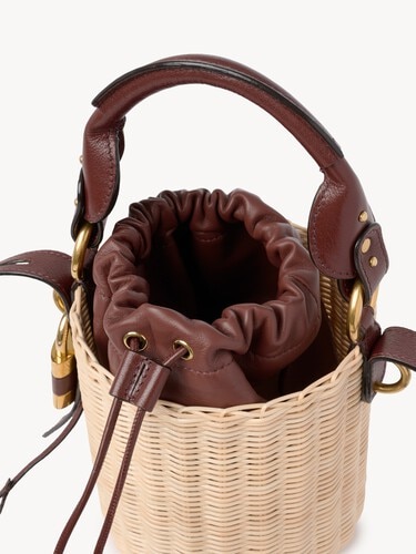 Small Paddington bucket bag in wicker - 6