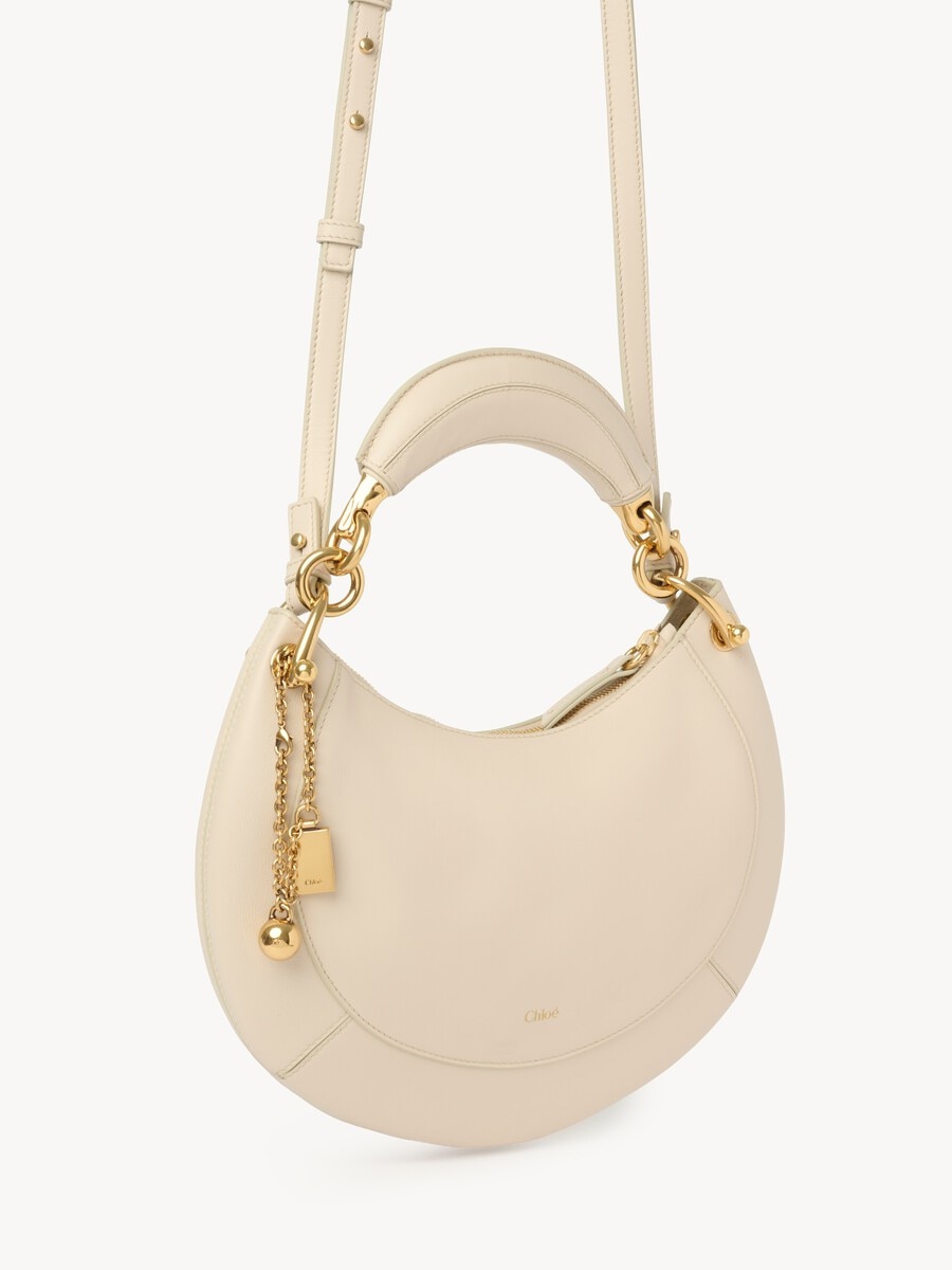 Small Chlo&eacute; Banana zipped hobo in soft leather - 3