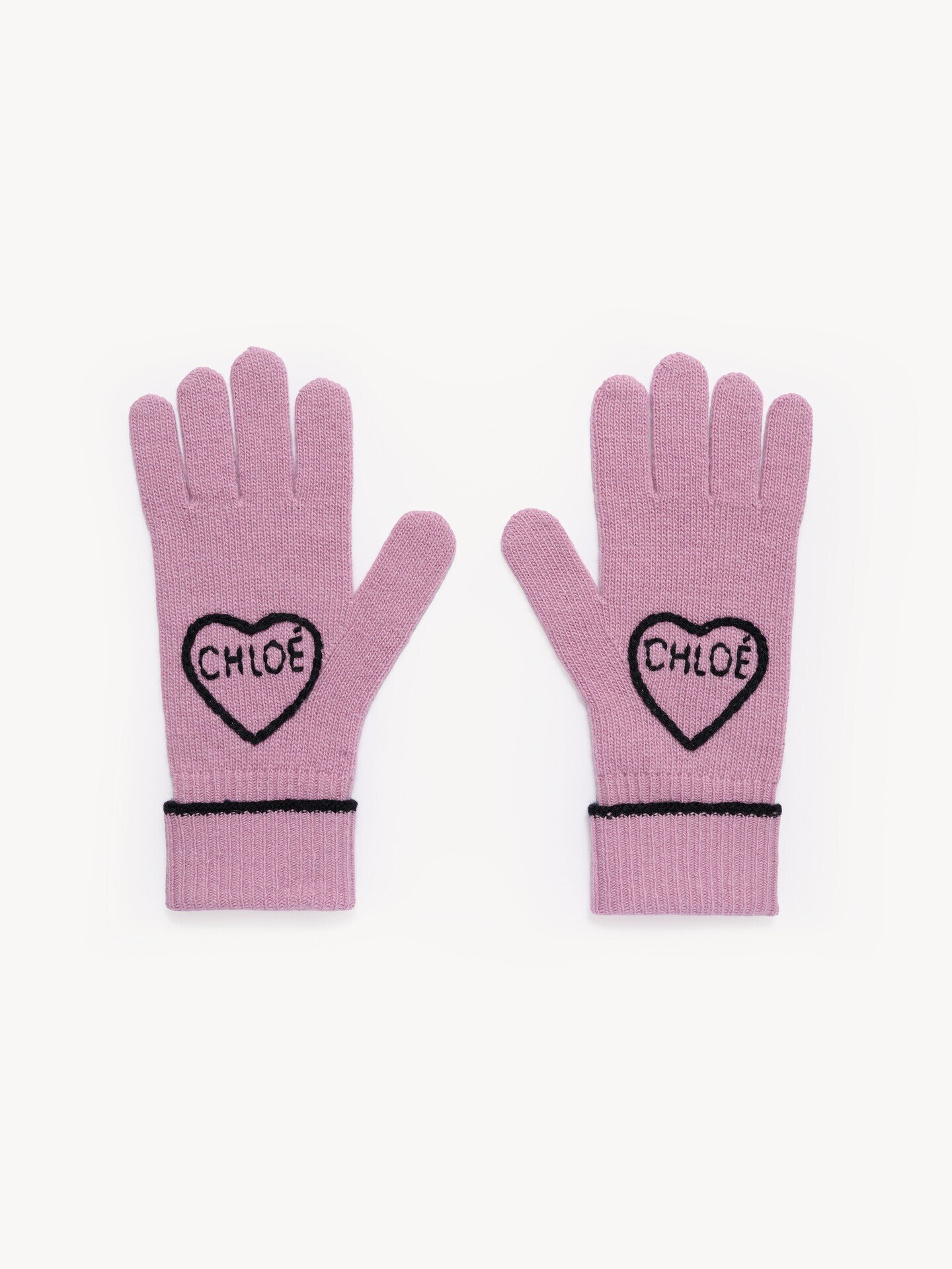The Chlo&eacute; Encoeur gloves in wool & cashmere - 1.0
