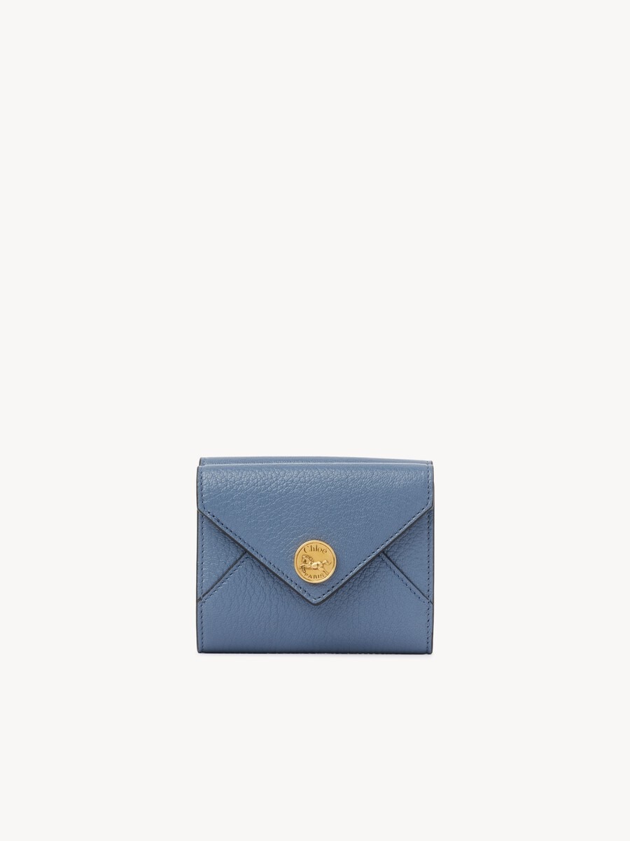 Small Envelope tri-fold in grained leather - 2