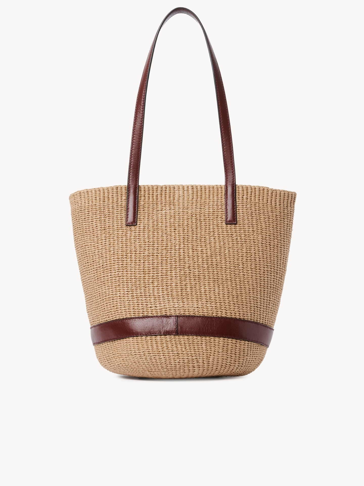 Chlo&eacute; Charms basket bag in natural fibers - 4.0