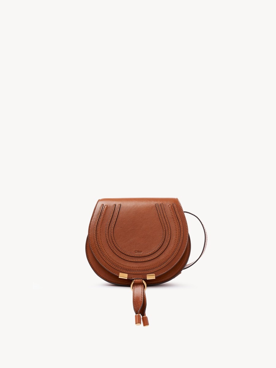 Small Marcie saddle bag in shiny leather - 2