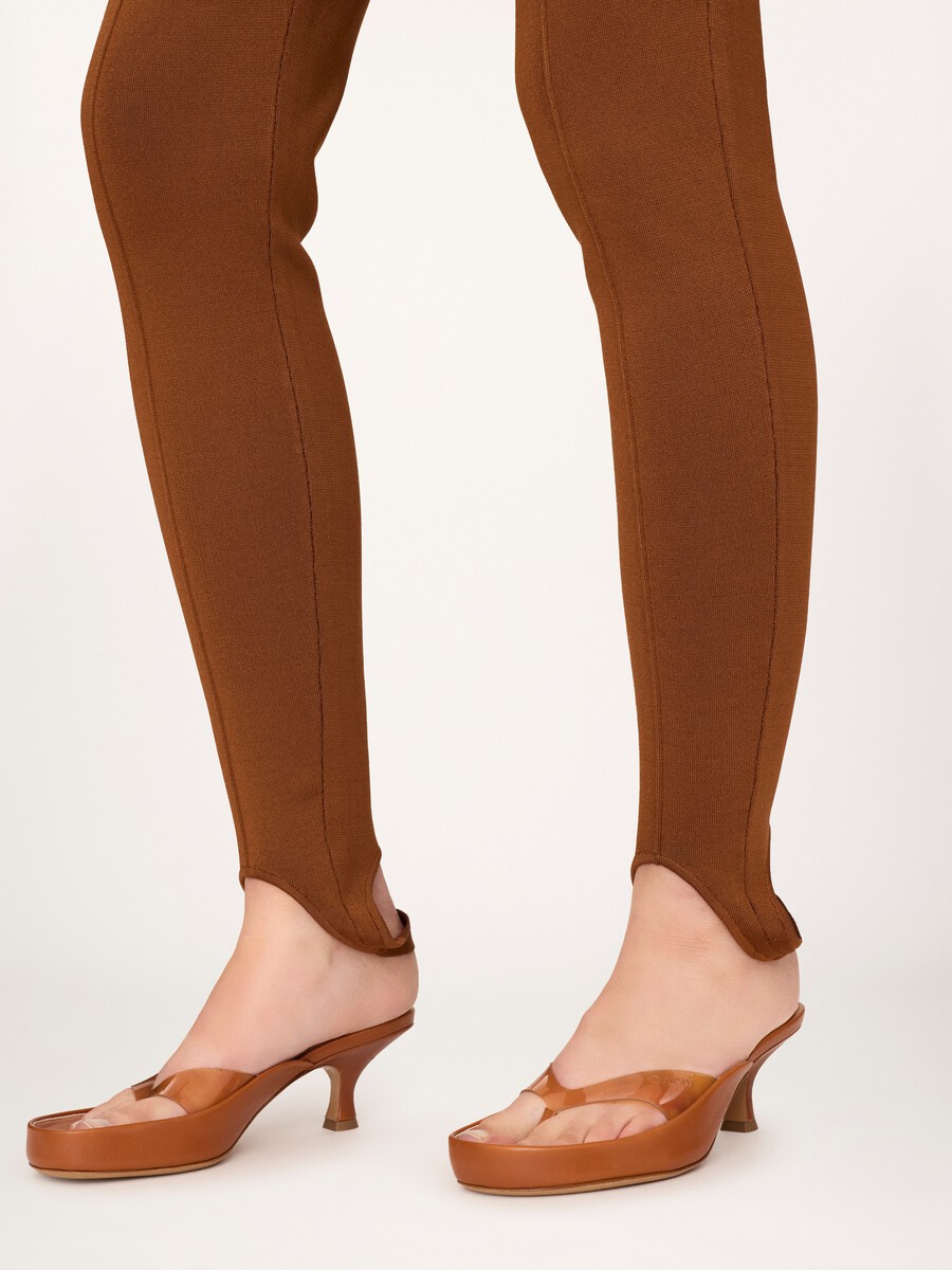 Pantalones de estribos de punto jacquard - 7