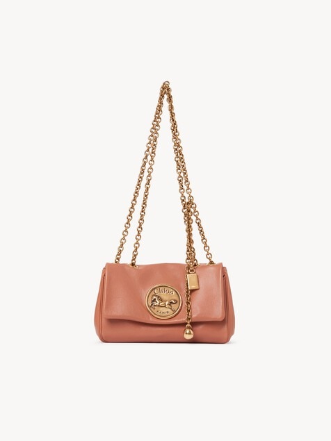 Bolso de hombro peque&ntilde;o Chlo&eacute; Heritage de cuero granulado