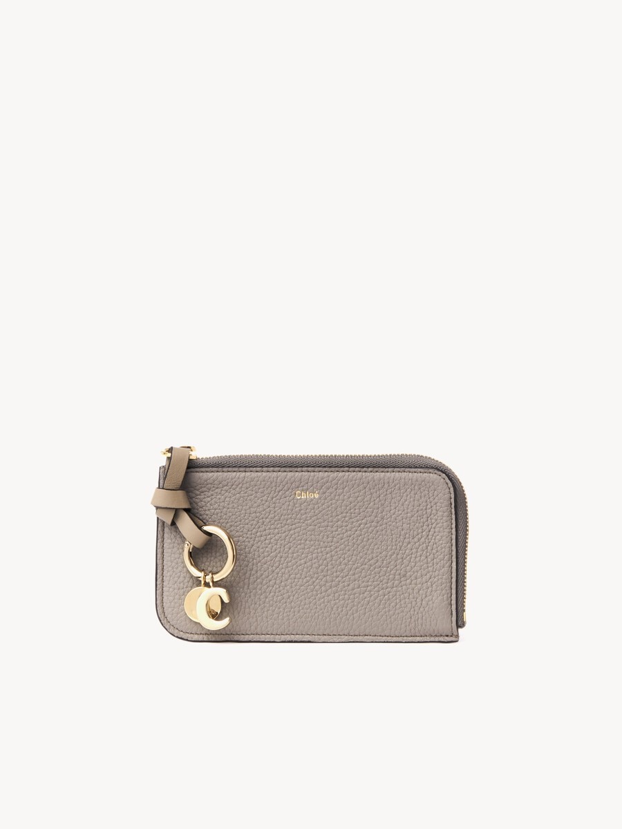 Alphabet wallet in grained leather - 2