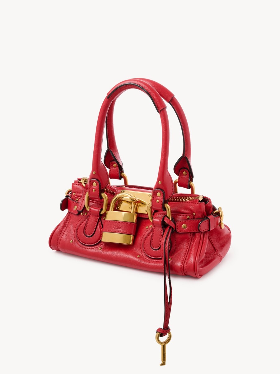 Bolso Paddington peque&ntilde;o de cuero granulado - 6