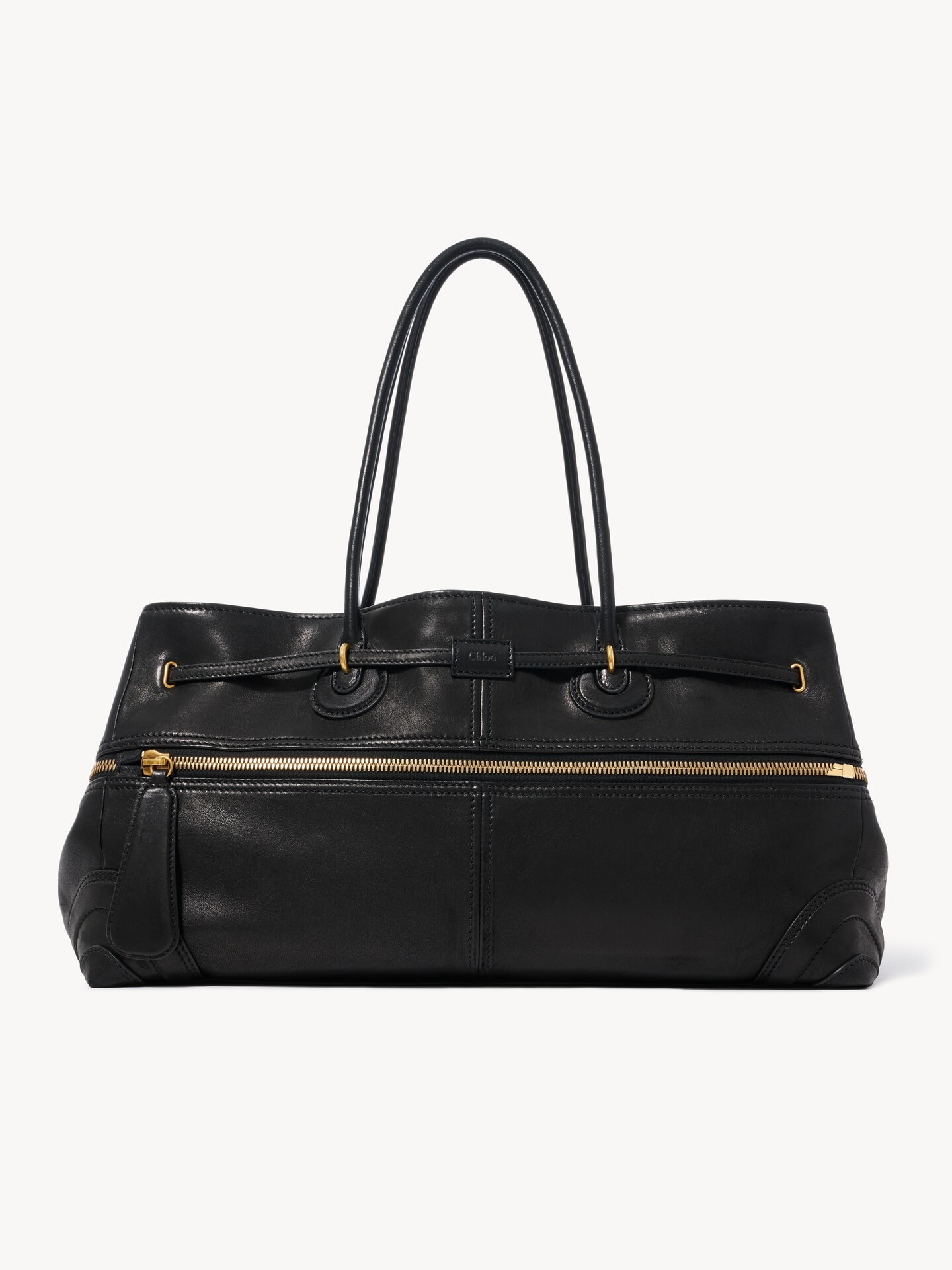Large Paddington Sling east-west bag in soft leather - 5.0