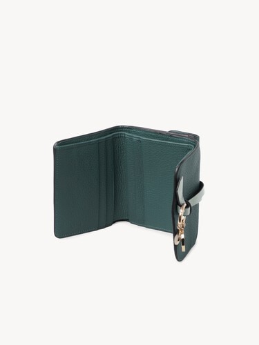 Small Alphabet tri-fold in grained leather - 4