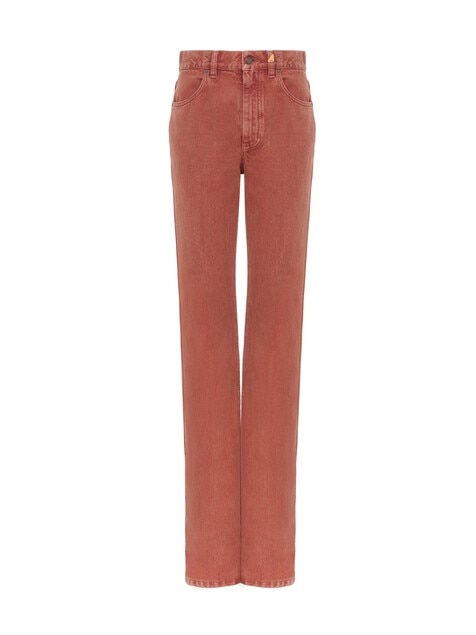Straight jeans in denim