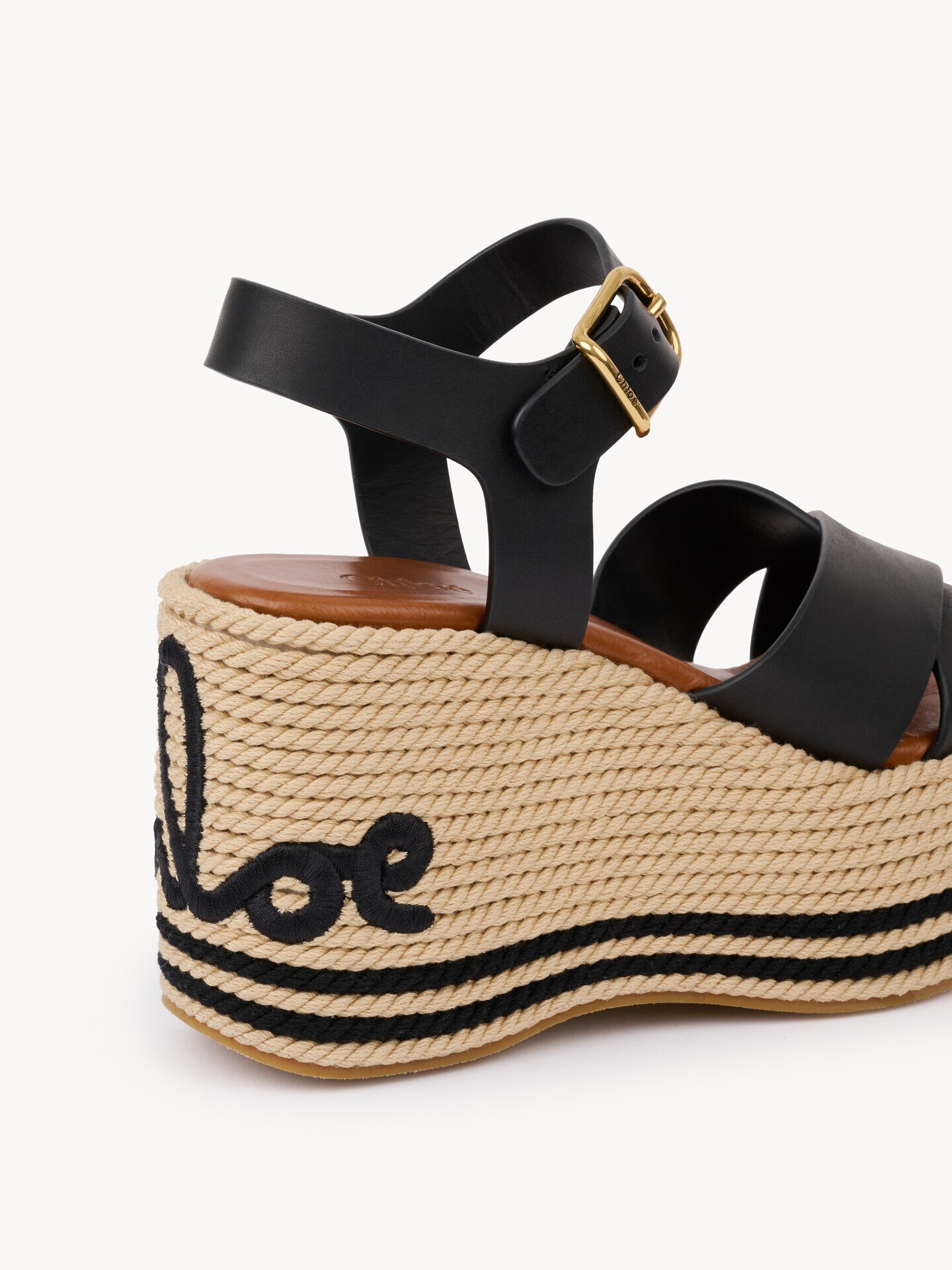 Sandales compens&eacute;es Chlo&eacute; Sand - 4.0