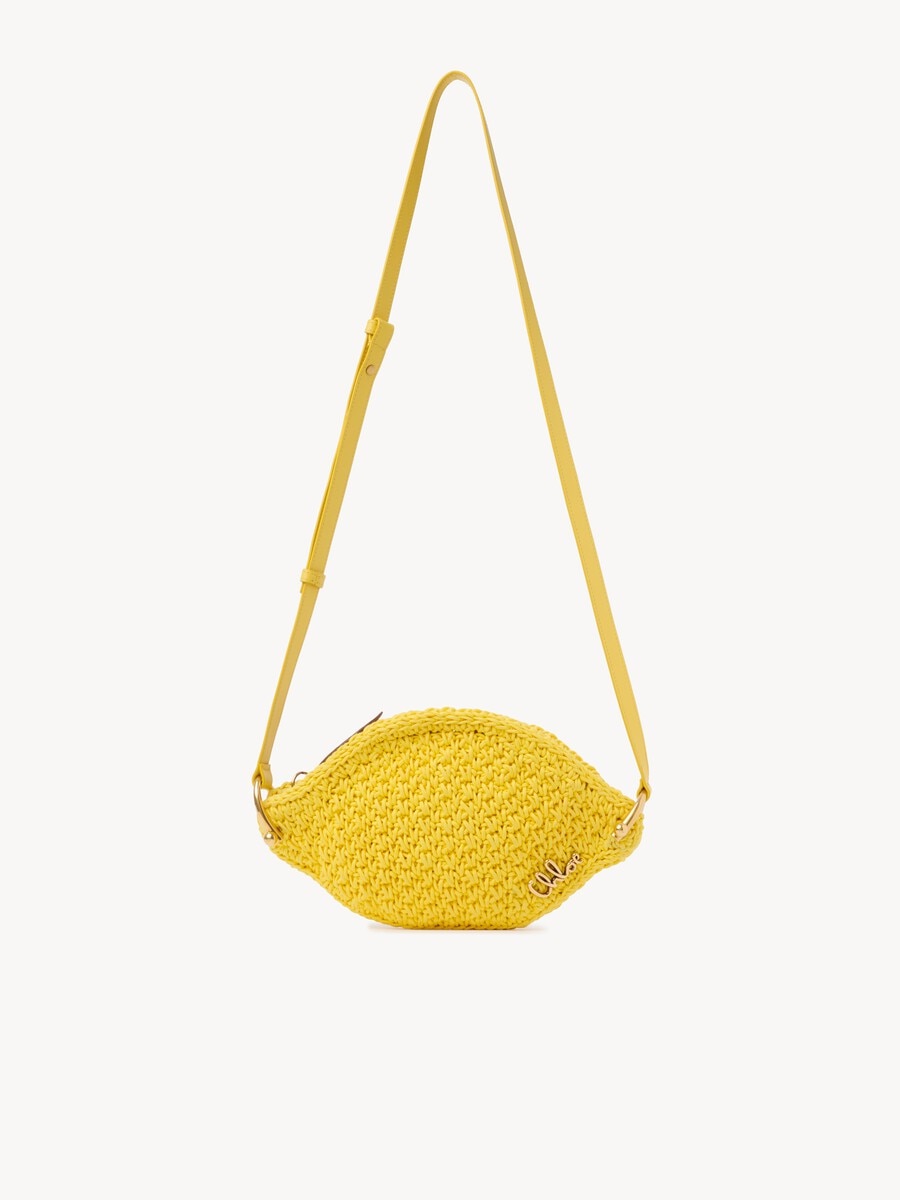 Chlo&eacute; Tropicus Lemon crossbody bag in waxed cord - 2