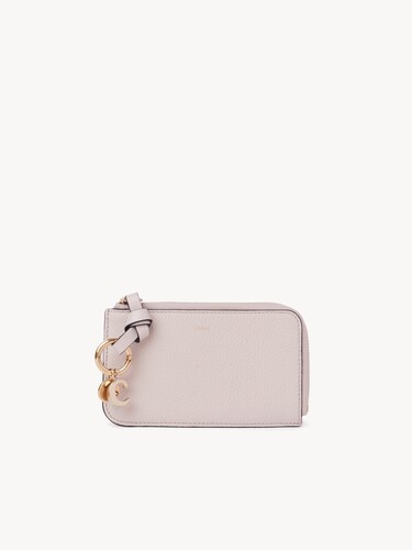 Alphabet wallet in grained leather - 2