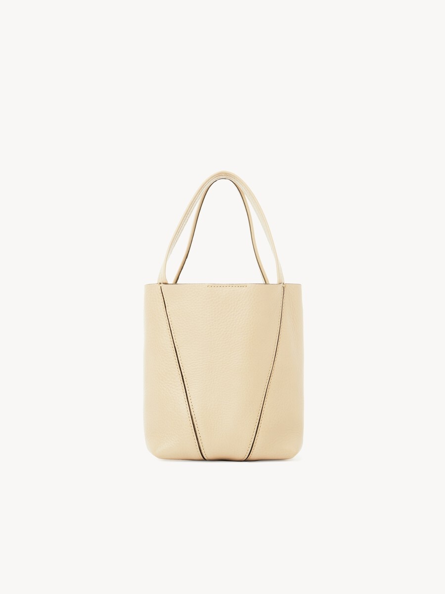 Bolso tote peque&ntilde;o Chlo&eacute; Spin de cuero granulado - 5