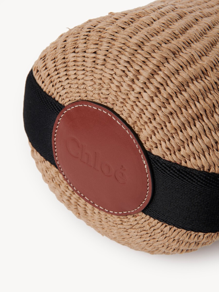 Small Woody basket in natural fibers - 9