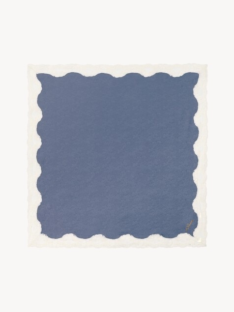The Chlo&eacute; Poetic square scarf in silk & lace