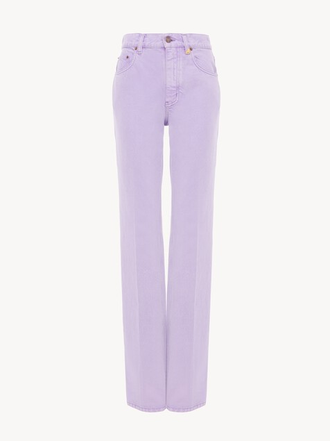 Straight jeans in denim