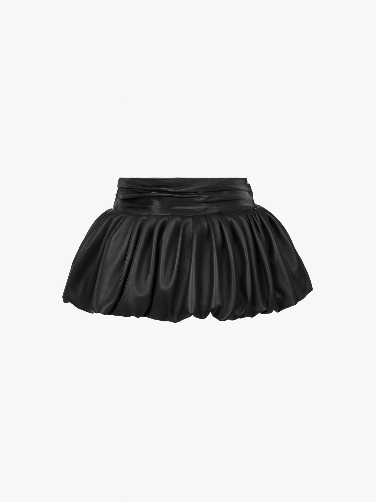 Peplum belt in leather - 1.0