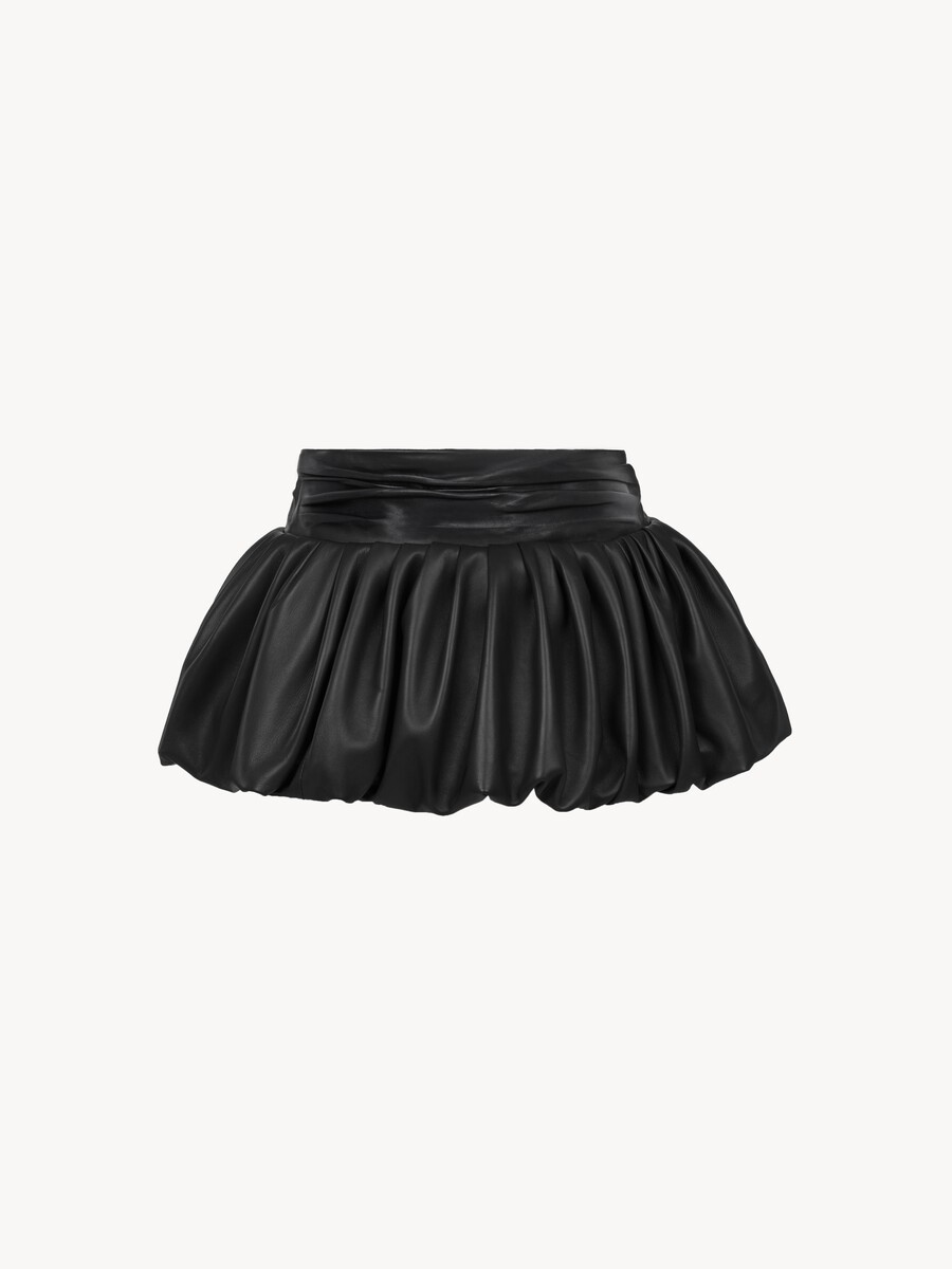Peplum belt in leather - 1