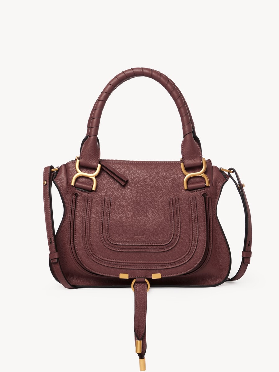 Small Marcie bag in grained leather - 2