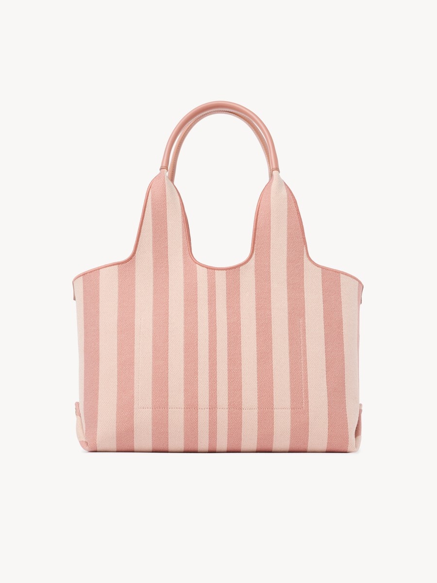 Chlo&eacute; Stripy east-west tote bag in jacquard - 5