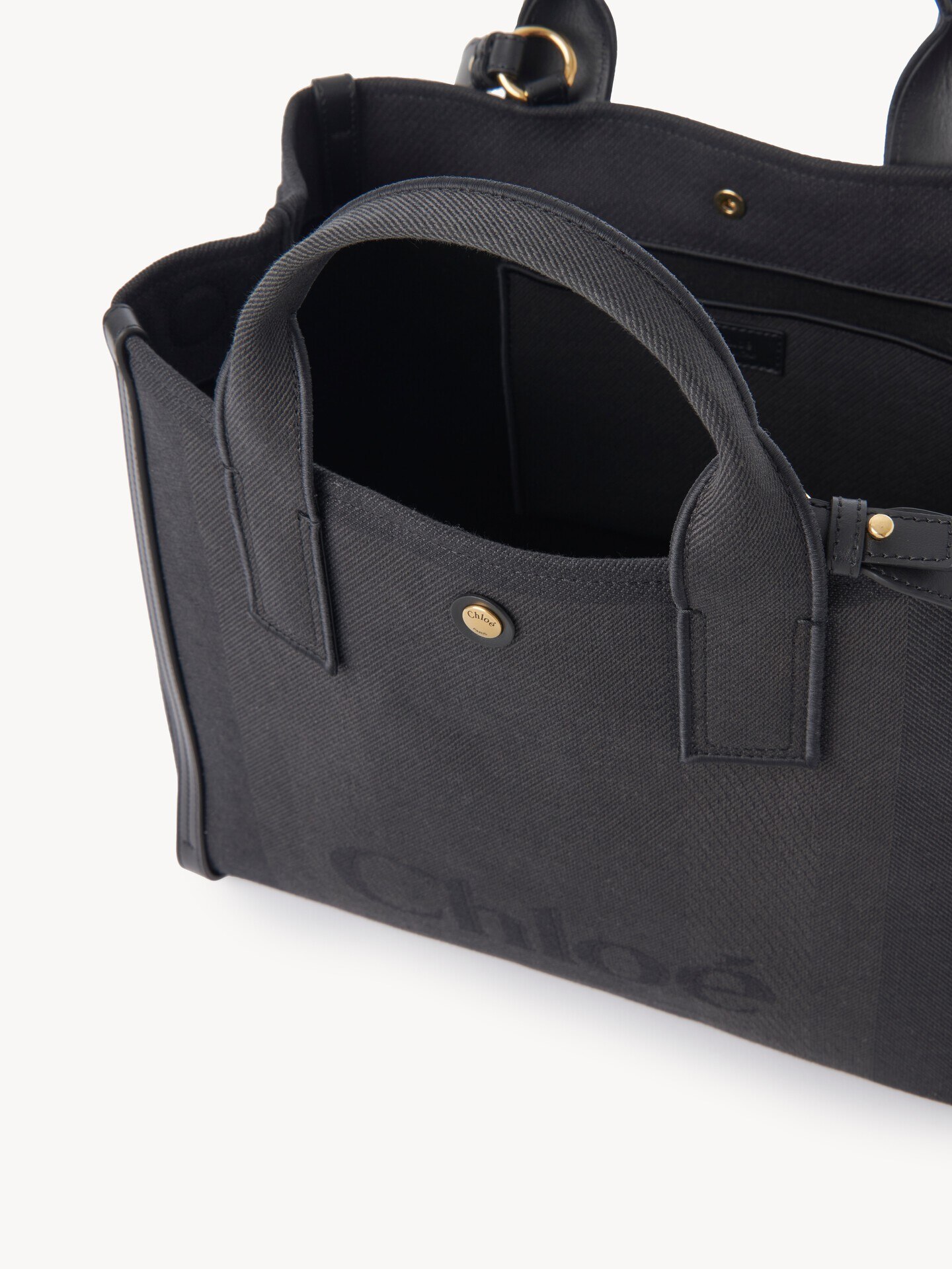 Chlo&eacute; Carry tote bag in canvas - 5.0