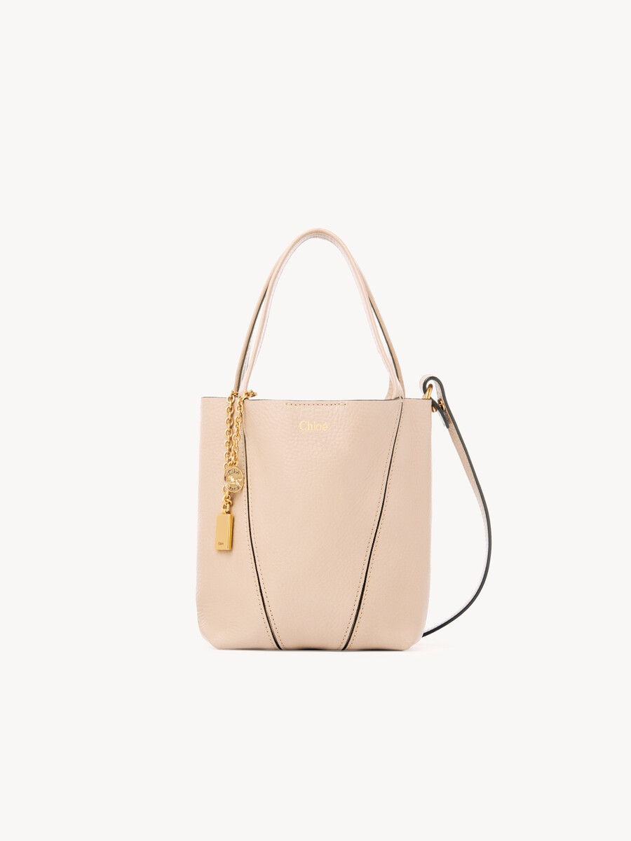 Bolso tote Chlo&eacute; Spin peque&ntilde;o de cuero granulado - 1