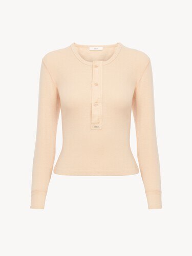 Henley shirt in cotton jersey - 2
