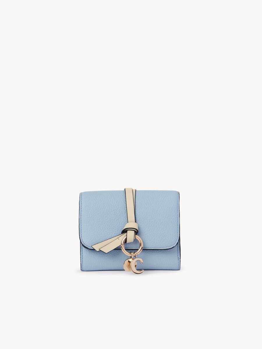 Small Alphabet tri-fold in grained leather - 2