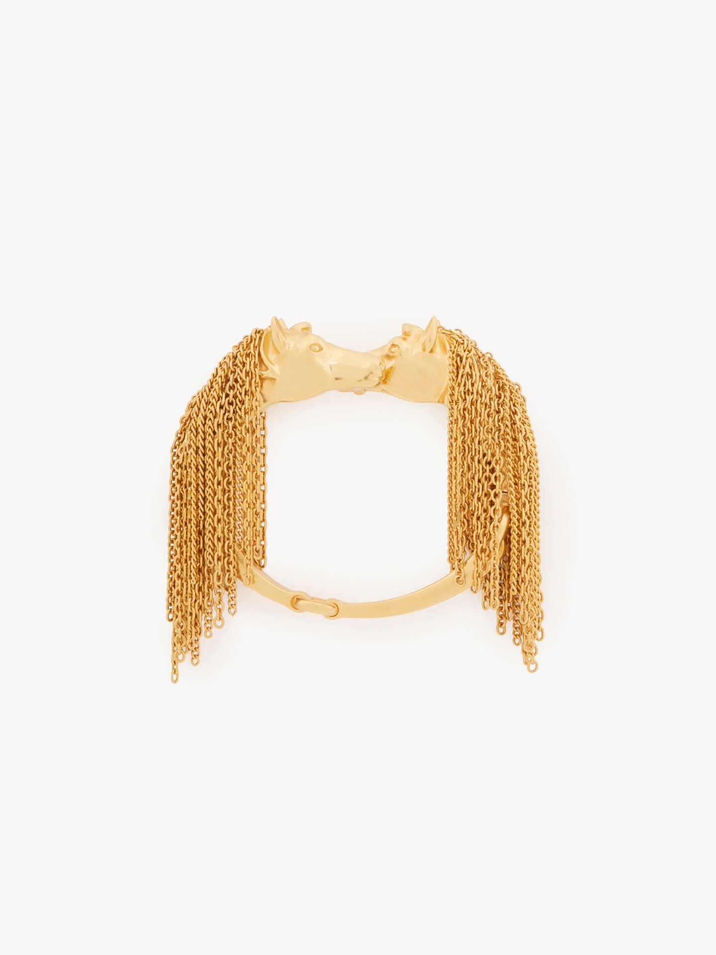 The Chlo&eacute; Chain Horse Toi et Moi bracelet - 1.0