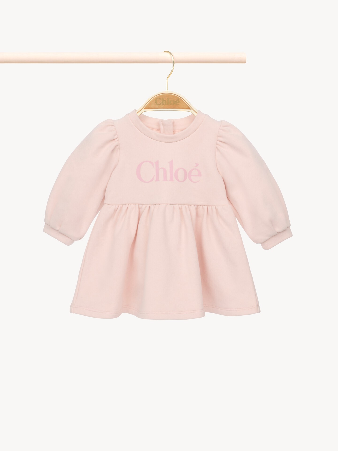 Kids' long-sleeve logo dress - 1.0