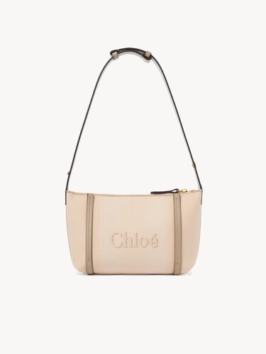 Chlo&eacute; Carry shoulder bag in canvas - 7