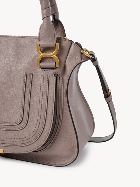 Bolso Marcie de cuero granulado