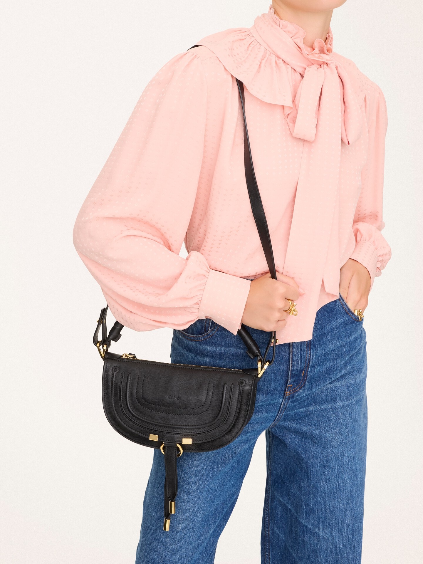 Mini Marcie shoulder bag in soft leather - 2.0