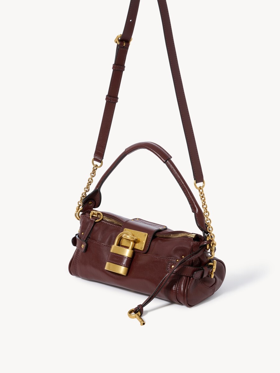 Bolso Paddington peque&ntilde;o con correa de cuero granulado - 7
