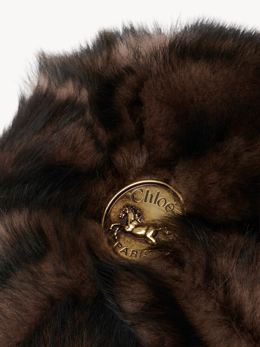 Sac cha&icirc;ne port&eacute; &eacute;paule Chlo&eacute; Pliss&eacute; en shearling - 6